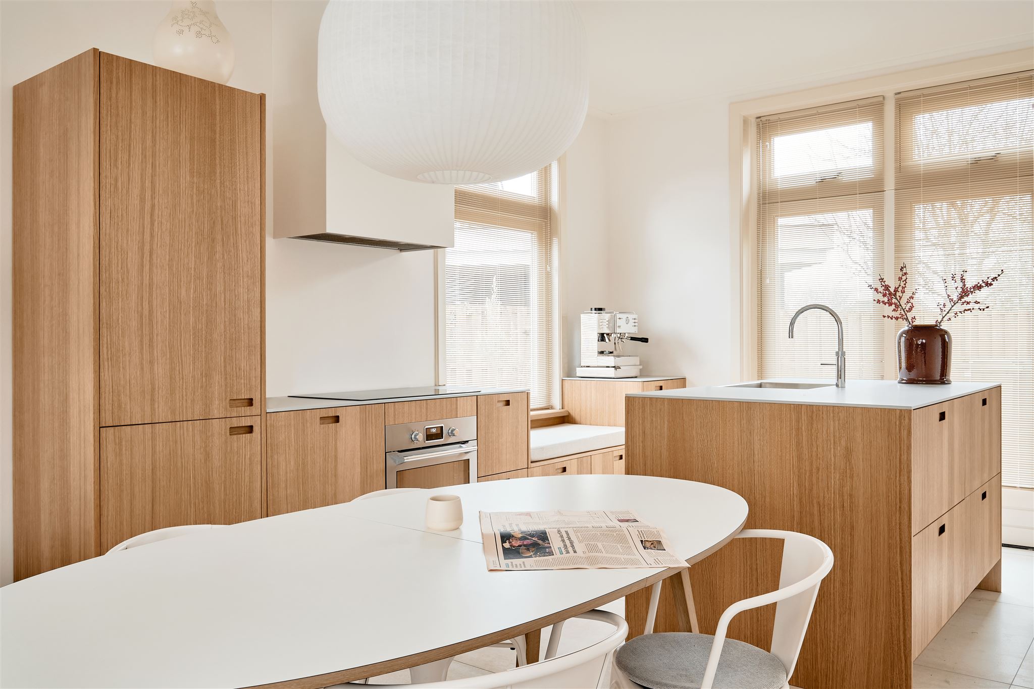 IKEA METOD keuken met Palet tegels en custom fronten