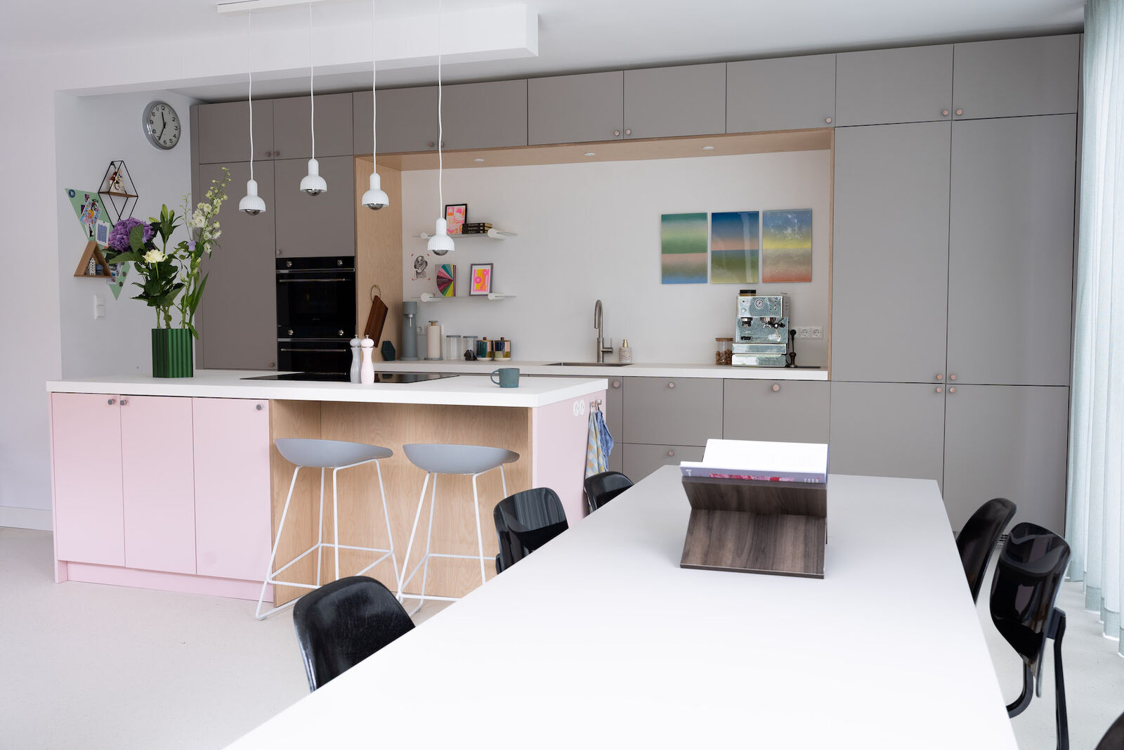 RAW MDF Kitchen fronts with Getacore worktop by BABOON